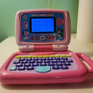 LeapFrog 2 in 1 LeapTop Touch - Pink -6009 -Tested -Works Great